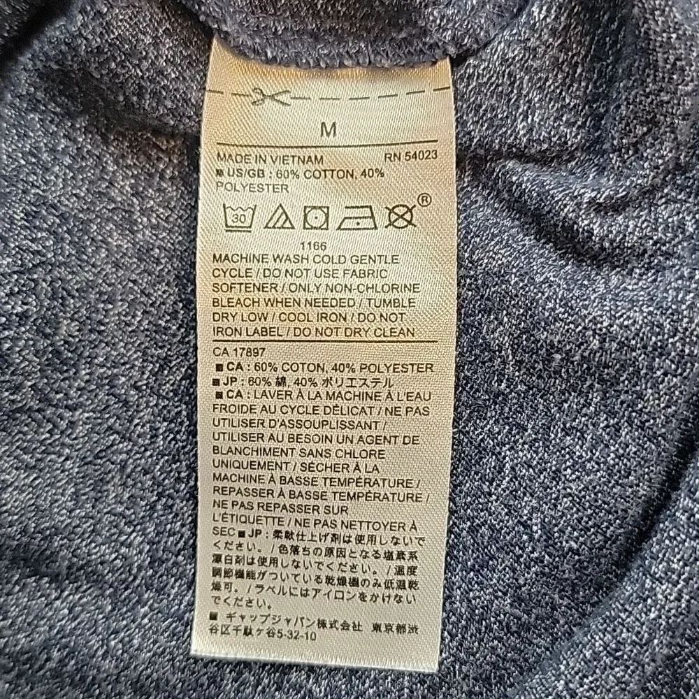Banana Republic quick dry half zip pullover top Size M